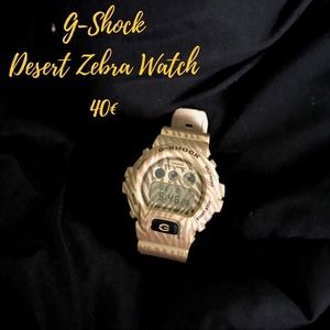 ⏱G-Shock Desert Zebra Watch
